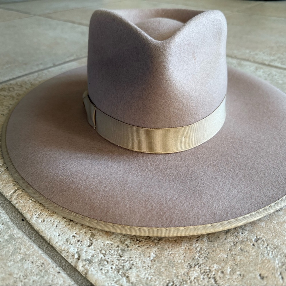 Lack Of Color Taupe Fedora Hat
